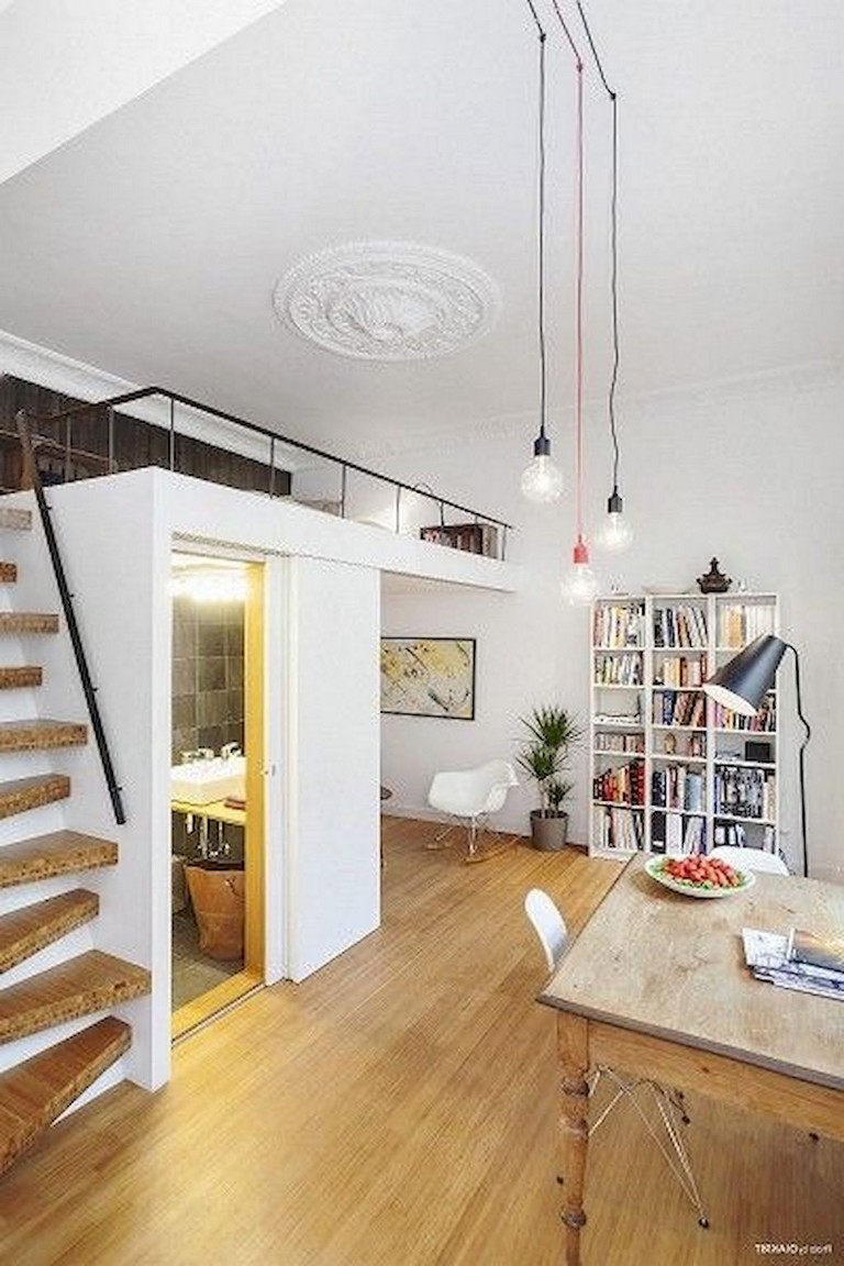 52 Stunning Tiny Loft Apartment Decor Ideas Page 7 Of 54