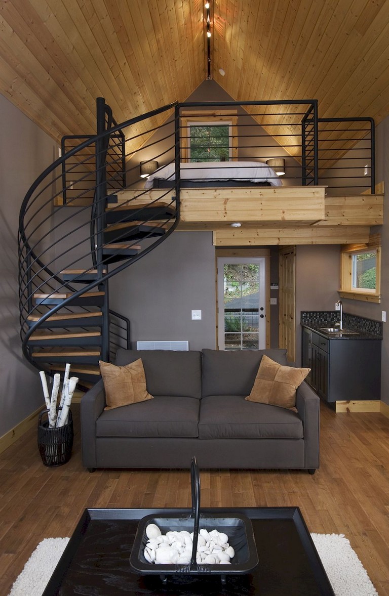 52 Stunning Tiny Loft Apartment Decor Ideas 51 
